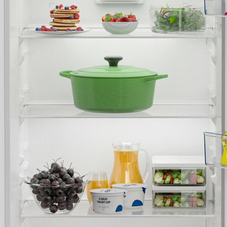 Frigider cu 2 usi Beko RDSE465K40WN, Static, 437 L, 185 H, Consum anual energie (kWh): 254 kWh, Clasa energetica E, Alb [9]