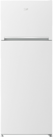 Aparate frigorifice - Frigider cu 2 usi Beko RDSE465K40WN, Static, 437 L, 185 H, Consum anual energie (kWh): 254 kWh, Clasa energetica E, Alb