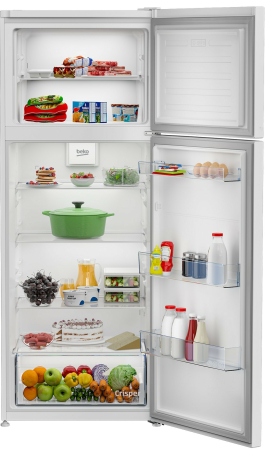 Frigider cu 2 usi Beko RDSE465K40WN, Static, 437 L, 185 H, Consum anual energie (kWh): 254 kWh, Clasa energetica E, Alb [1]