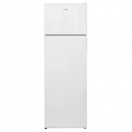 Frigidere - Frigider cu 2 usi Samus SW384E,  Tehnologie Less Frost, Clasa energetica E, Termostat reglabil, H 161 cm, Alb