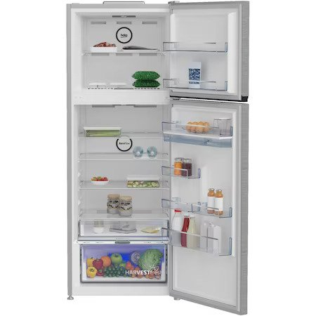 Frigider cu doua usi Beko B5RDNE504LDXB, 477 L, No Frost, HarvestFresh, Everfresh+, AeroFlow, Consum anual energie (kWh): 274 kWh, Clasa E, Metal Look [3]