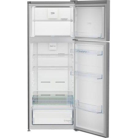 Frigider cu Doua Usi BEKO RDNE455K40XBN, No Frost, 406 l, H 185 cm, Consum anual energie (kWh): 238 kWh, Clasa E, Argintiu [1]