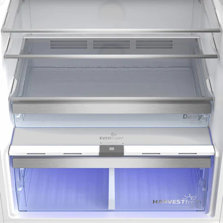 Frigider cu doua usi Beko RDNE650E40DZXBRN, 630 l,Neo Frost Dual Cooling, Everfresh+, HarvestFresh, AeroFlow, Compresor ProSmart Inverter, Dozator apa, Clasa E, H 187 cm, Dark Inox [3]