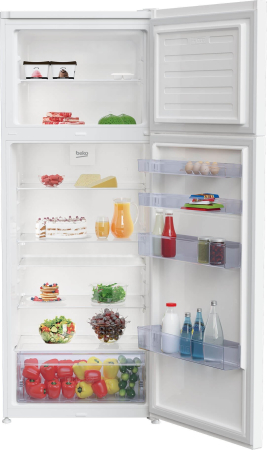 Frigider cu doua usi Beko RDSE465K30WN, Static, 437 l, Clasa F, Autonomie fara curent: 20 h,  H 185 cm, Alb [2]