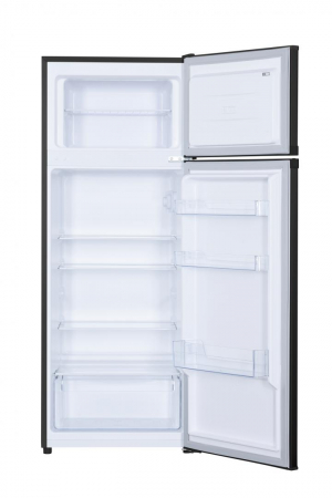BUCATARIE - Frigider cu doua usi Heinner HF-H2206BKE++, 206 l, Clasa E, 3 rafturi de sticla, H 143 cm, Negru