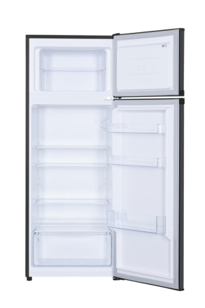 Frigider cu doua usi Heinner HF-H2206DGE++, 206 L, Clasa E, Lumina LED, Termostat Ajustabil, Usi Reversibile, Gri Antracit Texturat [1]