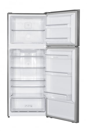 Frigider cu doua usi Heinner HF-HM415NFSE++, 415 l, Full No Frost, Clasa E, Compresor Dual Inverter, Display, Blocare Acces copii, Argintiu [1]