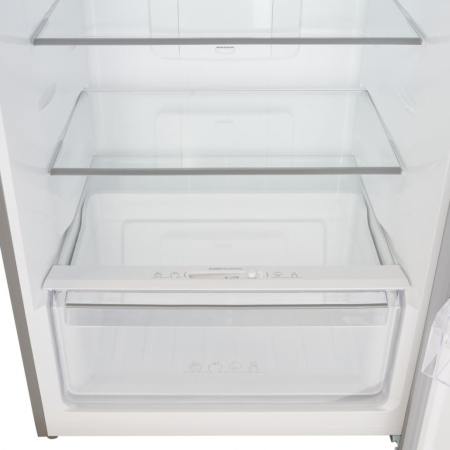 Frigider cu doua usi Heinner HF-HM415NFSE++, 415 l, Full No Frost, Clasa E, Compresor Dual Inverter, Display, Blocare Acces copii, Argintiu [5]