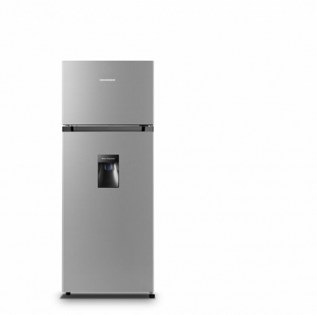 Aparate frigorifice - Frigider cu două uși Heinner HF-HS205SWDE++, 206L, Dozator de apă, Clasa E, Argintiu