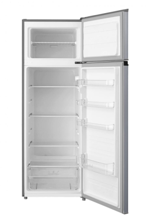 Frigider cu Două Uși Heinner HF-M235ESE++, 235 L, Clasa Energetică E, Control Electronic, Super Răcire, Super Congelare, Uși Reversibile, LED, Argintiu [1]