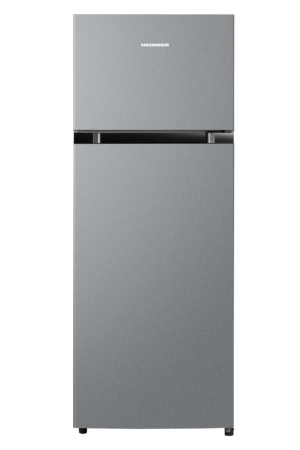 Aparate frigorifice - Frigider cu Doua Usi Heinner HF-M24ESE++, 204 L, Frigider 163 L, Congelator 41 L, Clasa E, Control Electronic, Argintiu