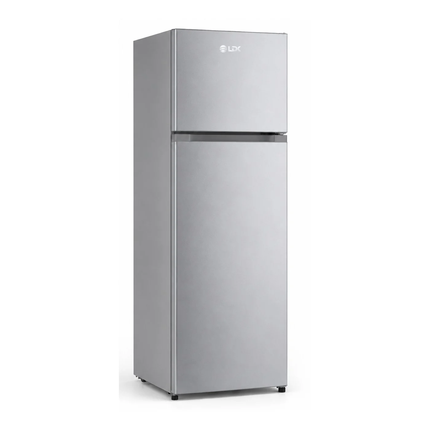 Frigider cu doua usi LDK LF 261S, Clasa E, Capacitate 261 l, Less Frost, Termostat ajustabil, Iluminare LED, H 170 cm, Argintiu [1]