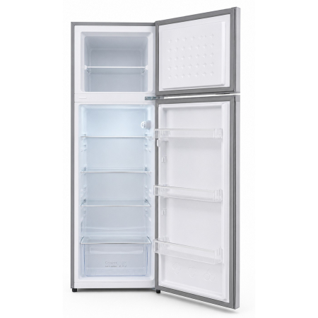 Frigider cu doua usi LDK LF 261S, Clasa E, Capacitate 261 l, Less Frost, Termostat ajustabil, Iluminare LED, H 170 cm, Argintiu [2]