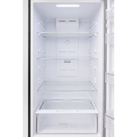 Frigider cu doua usi LDK LF-465NFDS, Capacitate 465 l, No Frost, Multi AirFlow, Crisper Box, Termostat ajustabil, H 186 cm, Clasa E, Dark Inox [4]