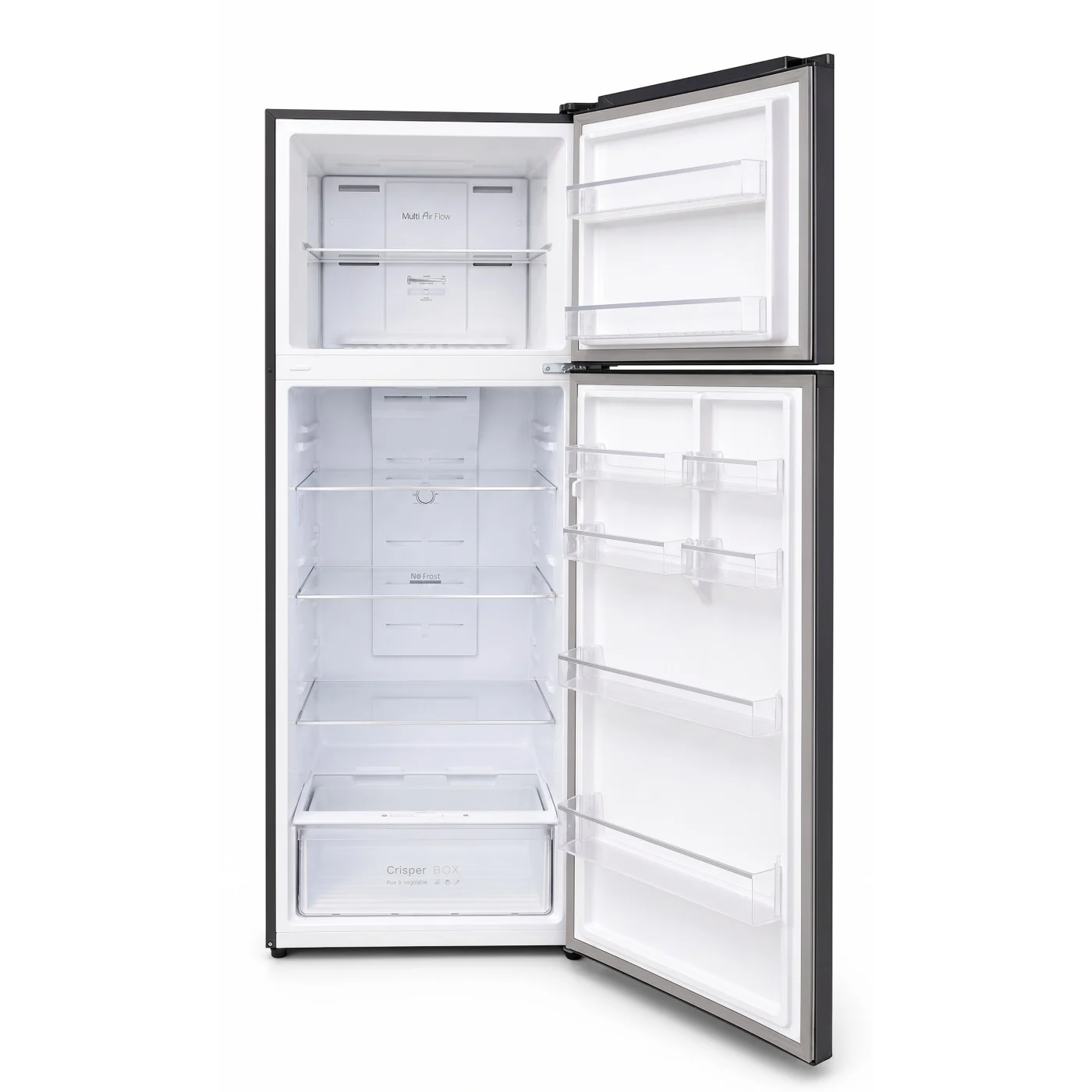 Frigider cu doua usi LDK LF-465NFDS, Capacitate 465 l, No Frost, Multi AirFlow, Crisper Box, Termostat ajustabil, H 186 cm, Clasa E, Dark Inox [2]