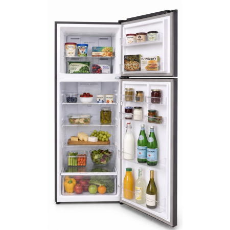 Frigider cu doua usi LDK LF-465NFDS, Capacitate 465 l, No Frost, Multi AirFlow, Crisper Box, Termostat ajustabil, H 186 cm, Clasa E, Dark Inox [3]