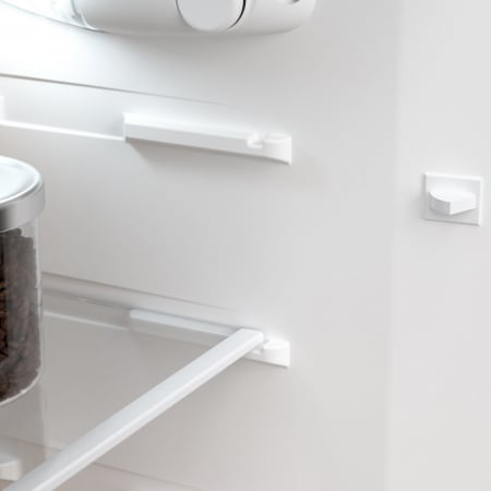Frigider cu doua usi Tesla RD2100ME, 207 l, Iluminare LED, Clasa E, usi reversibile, H 143 cm, Alb [4]