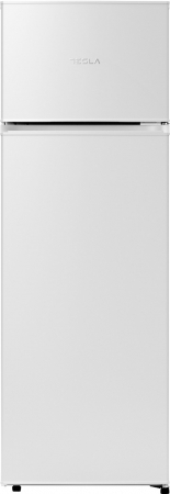 Frigidere - Frigider cu doua usi Tesla RD2400ME, 235 l, Clasa E, Iluminare LED, H 159 cm, Alb