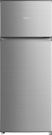 Frigidere - Frigider cu doua usi Tesla RD2400MSE, 235 l, Clasa E, Iluminare LED, H 159 cm, Argintiu