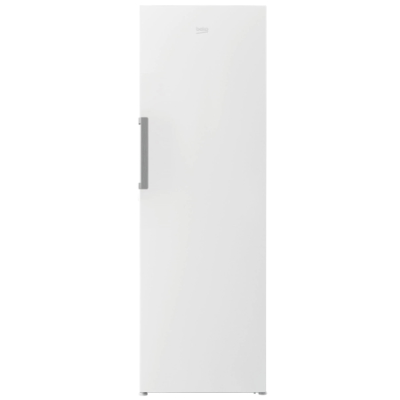 Aparate frigorifice - Frigider cu o usa Beko RSSE445K31WN, 402 l, Raft sticle, Iluminare LED, Clasa F, Consum anual energie (kWh): 153 kWh, H 185 cm, Alb
