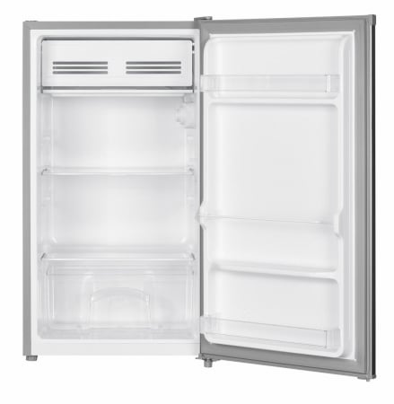 Frigider cu o usa Heinner HF-HM90SE++, 90 l, Clasa E, Iluminare LED, H 85 cm, Argintiu [1]