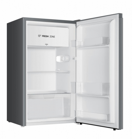 Frigidere - Frigider cu o usa Heinner HF-HS94SE++, 94 l, Clasa E, Iluminare LED,  H 84 cm, Argintiu