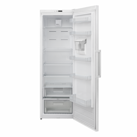 Frigider cu o usa Heinner HF-V401NFWDE++, 389 l, No Frost, Dozator de apa, Iluminare LED, Clasa E, H 186 cm, Alb [1]