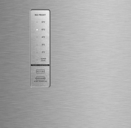 Frigider cu o usa Tesla RS3600FMX, 362 l, Clasa E, Total No Frost, Display LED, Control electronic, usa reversibila, H 185 cm, Inox [6]