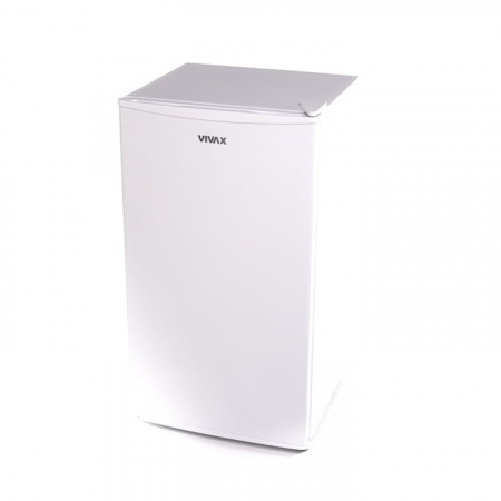 Frigider cu o usa VIVAX TTR-93E, 93L, Clasa E, Termostat reglabil, Iluminare interioara, Compartiment gheata, Usa reversibila, Suprafata painted metal, 2 Rafturi de Sticla securizata, H 85 cm, Alb [1]