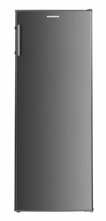 Frigidere - Frigider Heinner HF-HM242XE++, 242 L, Clasa Energetică E, Control Mecanic, Termostat Ajustabil, LED, Ușă Reversibilă, Aspect Inox