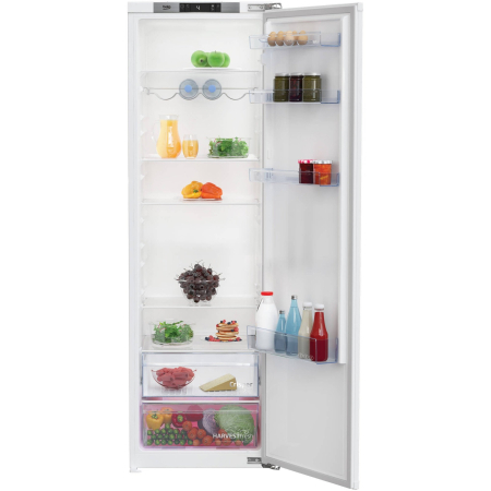 Aparate frigorifice - Frigider incorporabila Beko BSSA315E4FN, 309 l, Clasa D, HarvestFresh, Door open buzzer,Dairy, Display touch control, H 177.5 cm, Alb