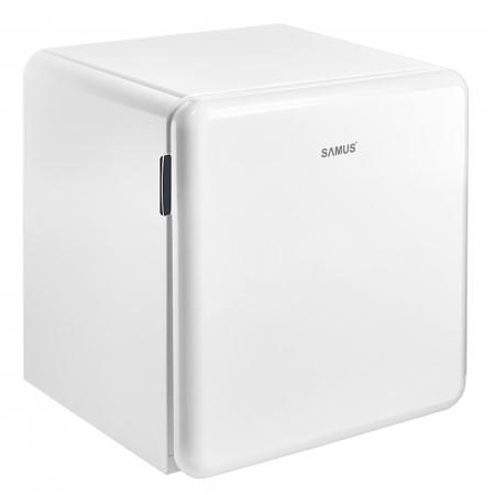 BUCATARIE - Frigider Minibar Samus SW066RE, 47L, Clasa E, Termostat Reglabil, Ușă Reversibilă, H 50 cm, Alb