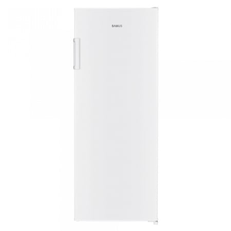 Frigidere - Frigider-Racitor Samus SR296E, 242 litri, clasa E,  inaltime 142.6 cm, termostat reglabil, usa reversibila, iluminare interioara, picioare reglabile, Alb