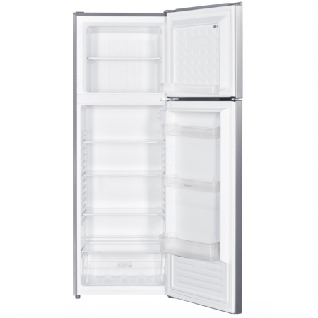 Frigider cu 2 usi Samus SX464E, 304 litri, clasa E, argintiu, inaltime 172 cm, termostat reglabil, lumina interioara tip LED, Inox [1]
