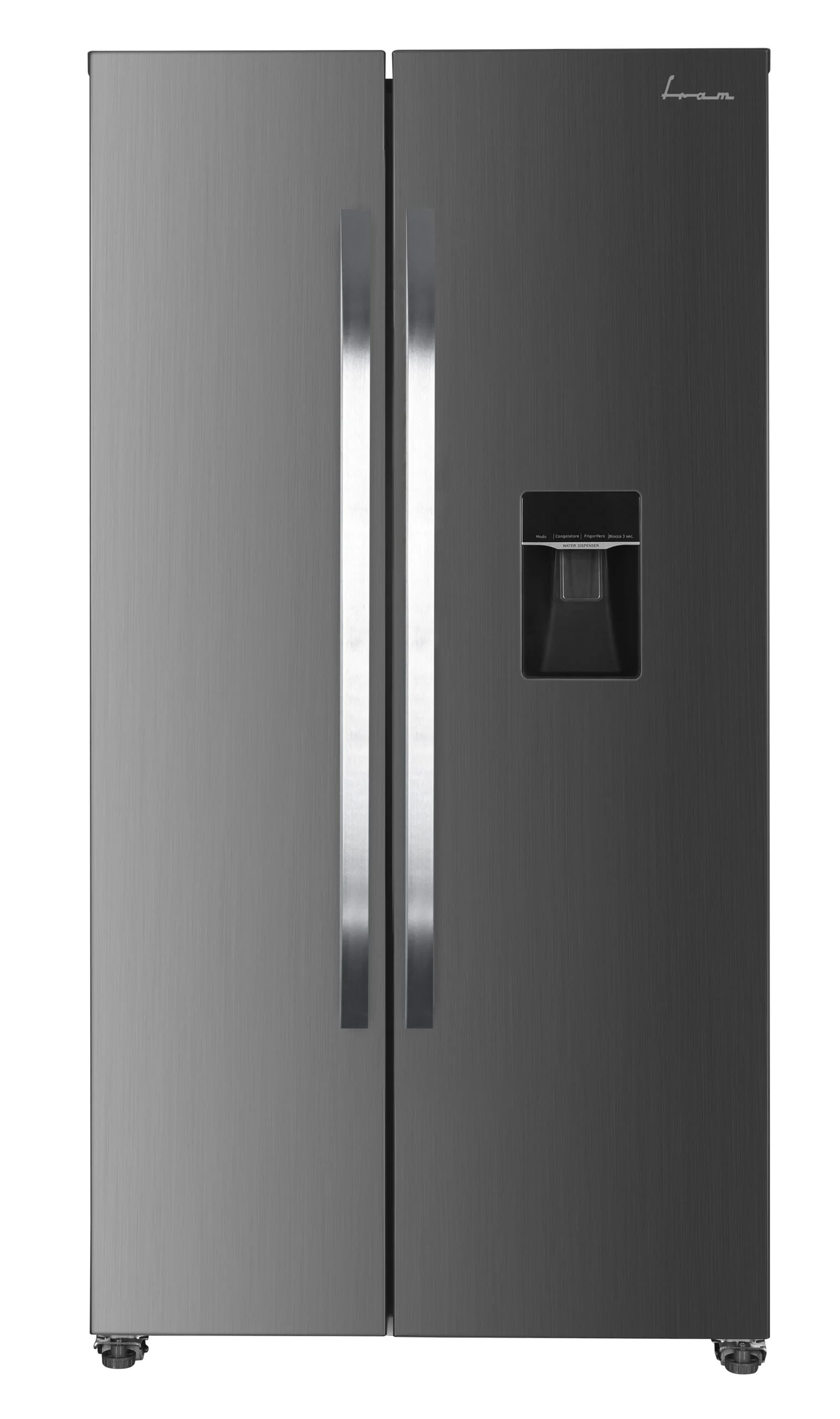 BUCATARIE - Frigider Side by Side FRAM FSBS-HM440NFXWDE++, Full No Frost, 439 L, Inverter, Dozator apă, Display Touch, Clasa E, Aspect Inox