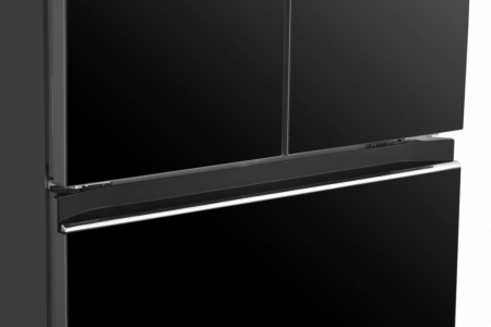 Frigider Side by side Heinner HCFD-H320GBKE++, 320 l, Total No Frost, Super Congelare, Display touch, Clasa E, H 185.5 cm, Sticla neagra [4]