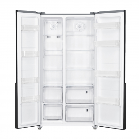 Frigider Side by Side Pyramis FSO189 Black Glass, 532 L, Total No Frost, Display Touch Control, iluminare LED, Clasa F [2]
