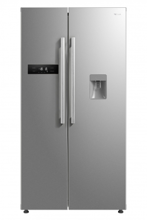 BUCATARIE - Frigider side-by-side Tesla RB5201FMXE, 535 l, Clasa E, Total No Frost, Dozator apa, Display LED, H 177 cm, Inox