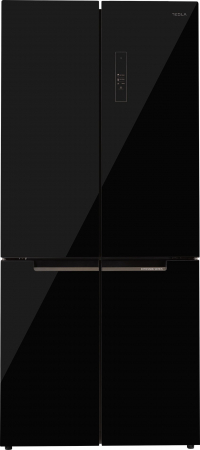 Frigider side-by-side Tesla RF5100FMBE, 511 l, Clasa E, Total No Frost, Motor Inverter, Display LED, H 190 cm, Sticla Neagra [1]