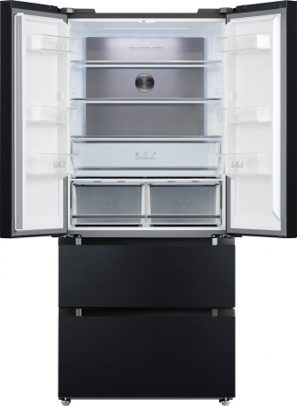 Frigider side-by-side Tesla RF5200FMAE, 512 l, Clasa E, Total No Frost, Motor Inverter, Display LED, H 190 cm, Inox Negru [2]