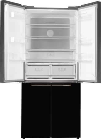 Frigider side-by-side Tesla RM4700FHBE, 466L, E,No Frost, Inverter, Zona convertibila,Sticla negru [6]