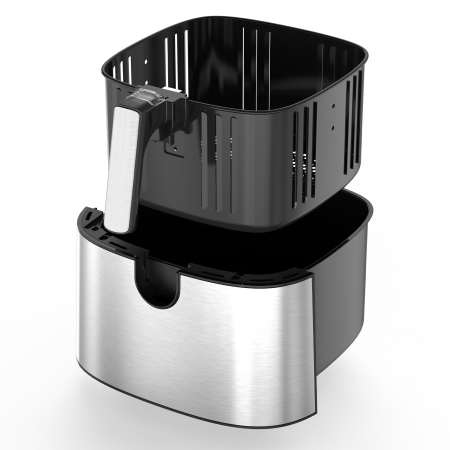 Friteuza cu Aer Cald Samus AF8.5-S2000D, 8.5 L, 2000 W, Air Fryer, 10 Programe Automate, Tehnologie Fry-Force 360°, Control Digital Tactil, Display Color, Temperatura Reglabila 80-200°C, Timer 60 Min, [4]