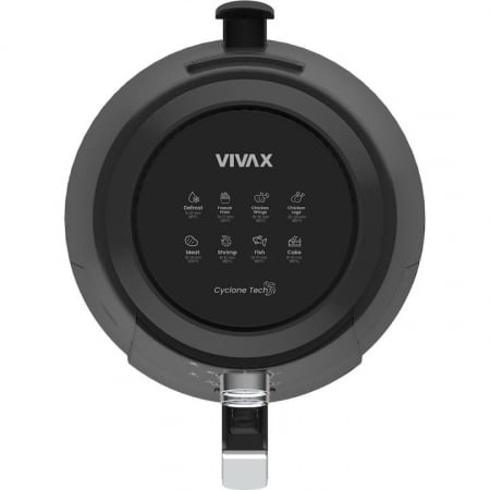 Friteuza cu aer cald Vivax DFA-515MB, 1500W, 5L, tehnologie ciclon, temperatura reglabila pana la 200°C, cronometru 60 minute cu oprire automata, negru [1]