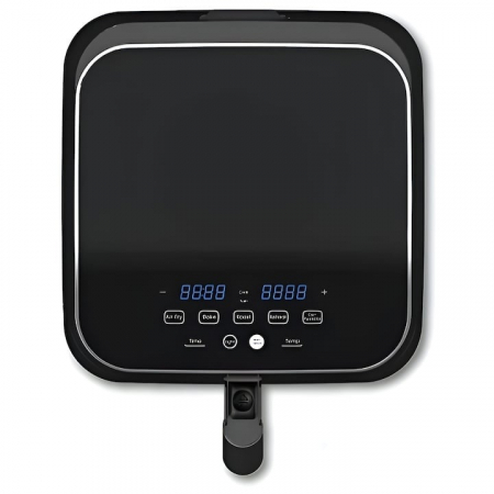 Friteuza cu aer cald Vivax DFA-617DB, 1500W, 6L, temperatura reglabila pana la 200°C, cronometru, tava antiaderenta, protectie la supraincalzire, negru [1]