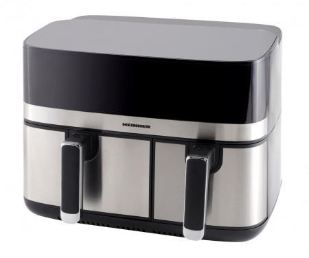 Friteuză Dublă Heinner Produal Fusion HAF-H9DB17BKS, 1700W, 8.6L, Gătire Sănătoasă cu Aer Cald [2]
