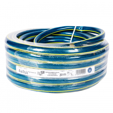 Furtun cu insertie 4 straturi, presiune 24 bar, dimensiune 3/4'', lungime 30 M, Micul Fermier [6]
