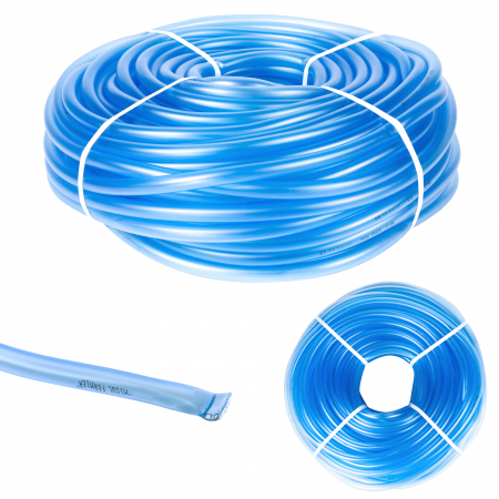 Furtune cauciucate - Furtun de gradina transparent, 3/4 (19 mm), lungime 100M, Micul Fermier GF-0841