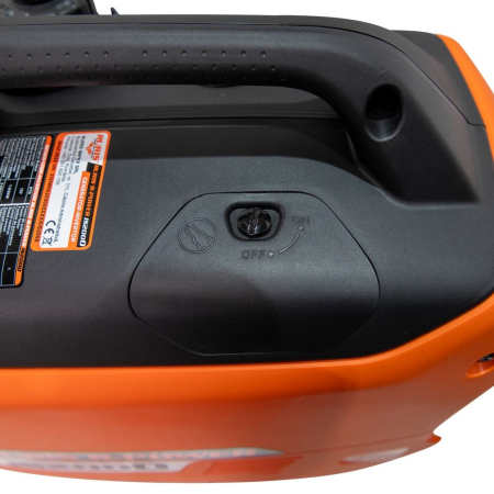 Generator curent inverter ModelR-Power IS2000, 2000W, benzină, 230V + 12V, portabil, consum redus, autonomie mare, regulator automat tensiune [8]
