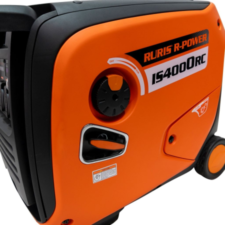 Generator curent inverter ModelR-Power IS4000RC, 4000W, pornire electrică + telecomandă, benzină, 230V + 12V, portabil, autonomie mare, regulator automat tensiune [5]