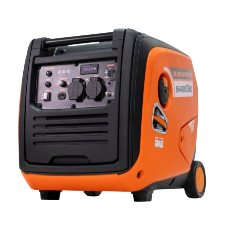 Generator curent inverter ModelR-Power IS4000RC, 4000W, pornire electrică + telecomandă, benzină, 230V + 12V, portabil, autonomie mare, regulator automat tensiune [1]
